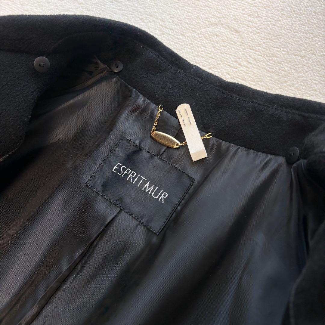 【カシミヤ100%✨️超ロング丈✨クリーニング済】エスプリミュール ロングコート