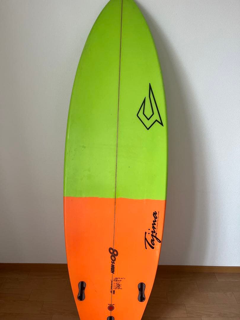 激安80s HIGHエイティーズハイ　ジャスティスサーフボード　ケース付愛知手渡