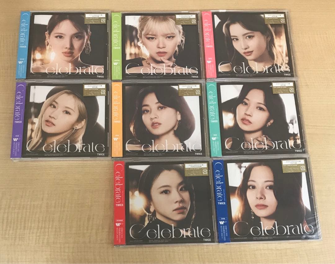 ❶ 未開封 TWICE Celebrate ソロジャケ 8種 まとめ売り