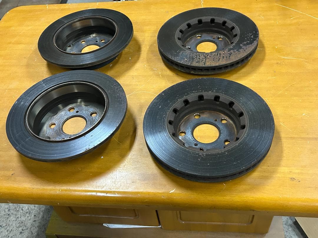 20系アルファード ブレーキローター 前後セット 中古
