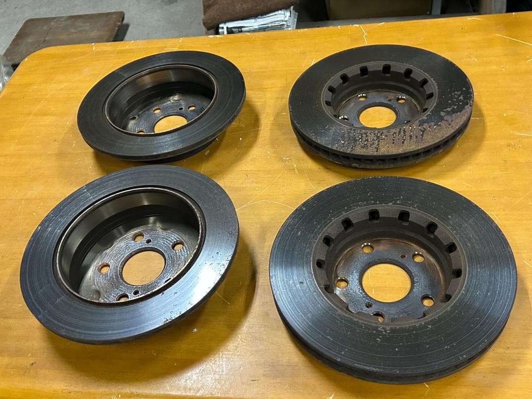 20系アルファード ブレーキローター 前後セット 中古