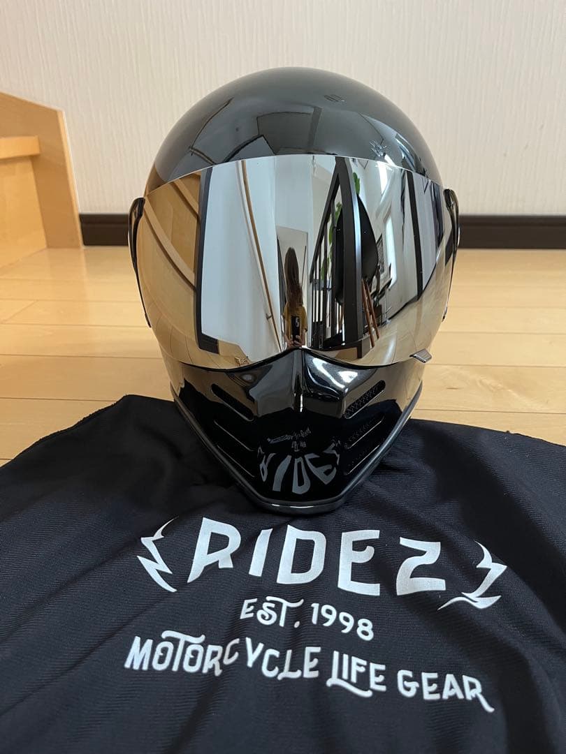 ⭐️シールド3種付⭐️ RIDEZ フルフェイスヘルメット 黒　値下げしました♡