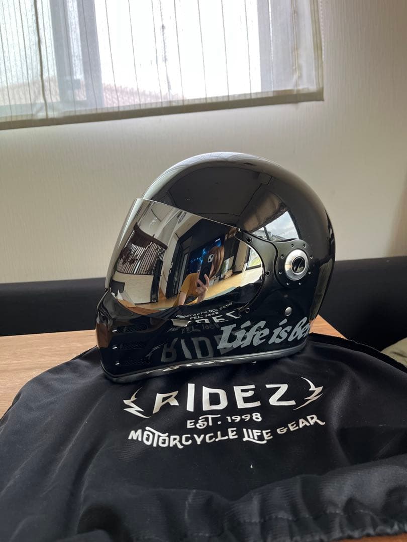 ⭐️シールド3種付⭐️ RIDEZ フルフェイスヘルメット 黒　値下げしました♡