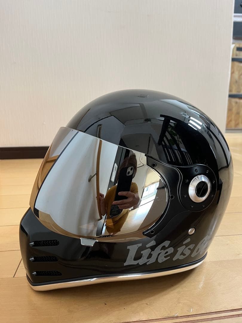 ⭐️シールド3種付⭐️ RIDEZ フルフェイスヘルメット 黒　値下げしました♡