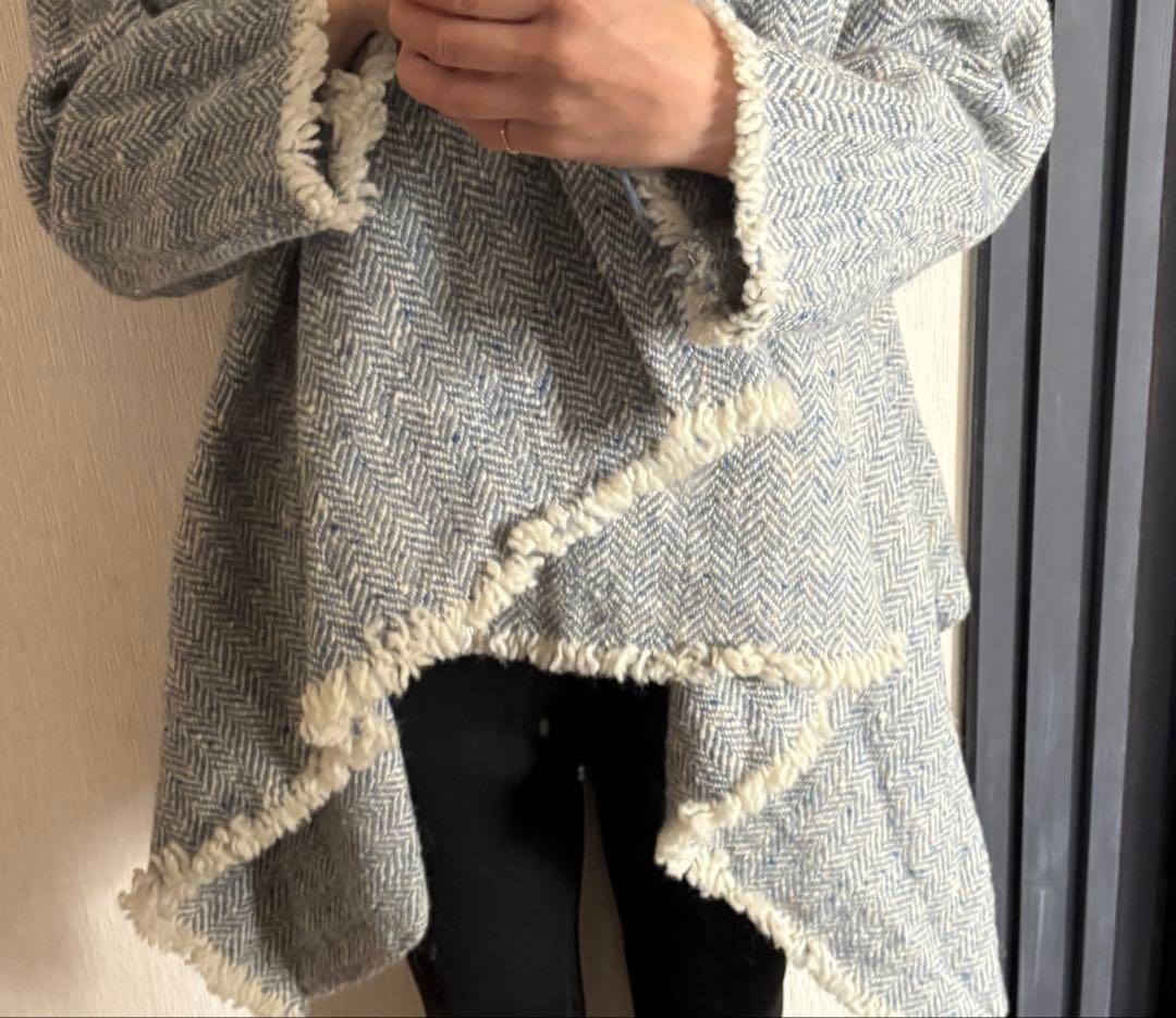 【美品】45rpm ショートコート　アルパカ混　S