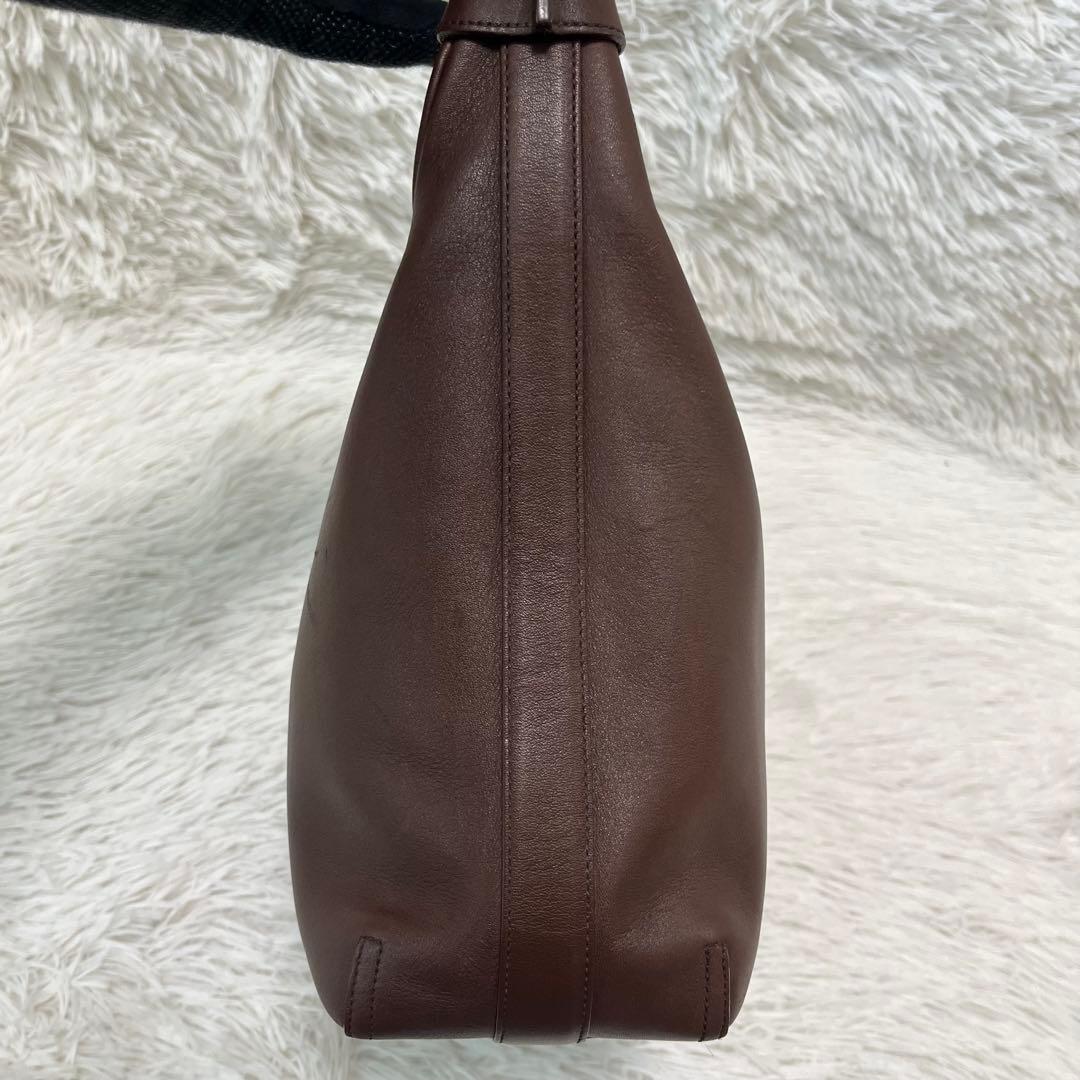 K*E様 希少 コーチ 6950 ワンショルダー ダークブラウン