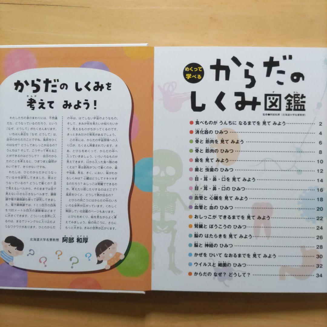 学研 めくって学べる しくみ図鑑 てんき・うちゅう・からだ・せかい ４巻セット