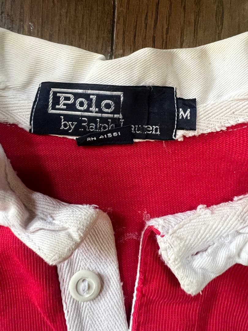 オリジナル 当時物 ラルフローレン 1992 vintage ラガーシャツ