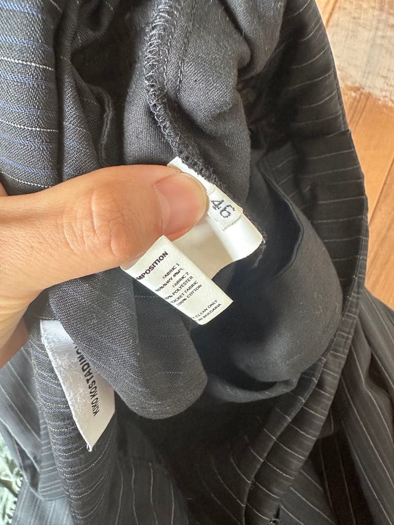 kiko kostadinov 21ss ストライプスラックス