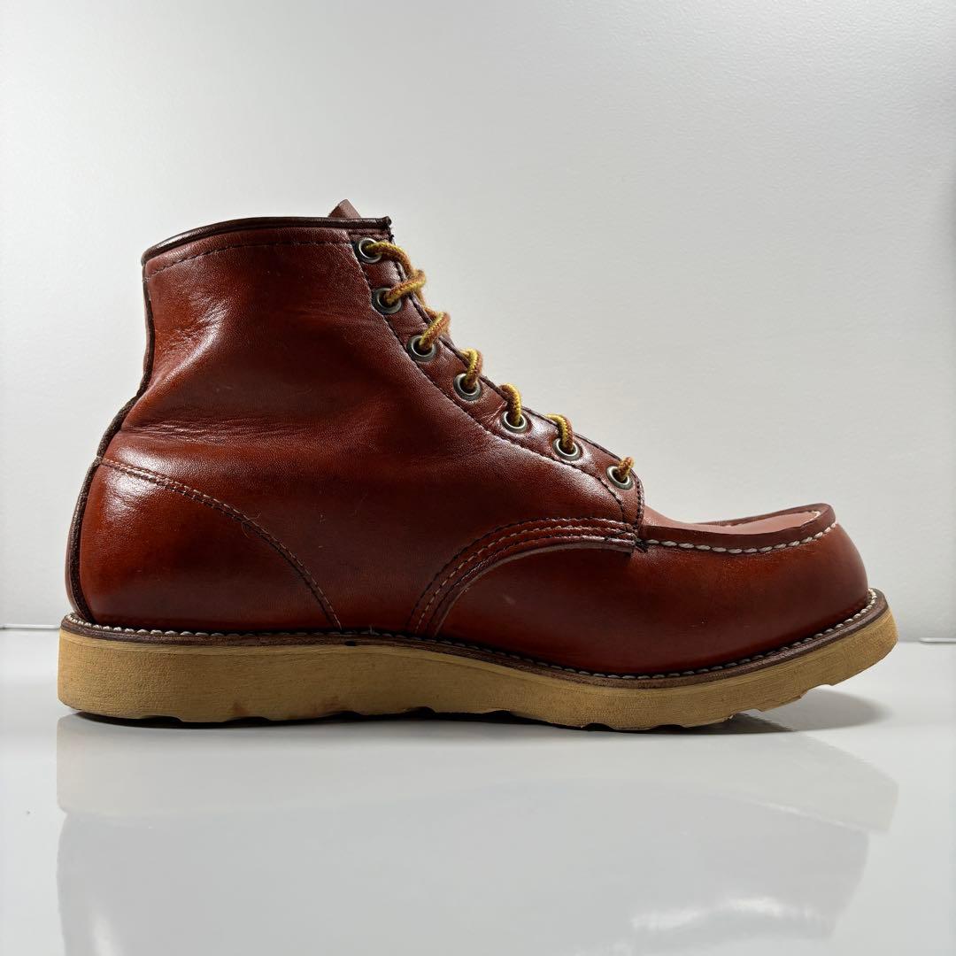 US8.5E レッドウィング 875 半円犬タグ 金刺繍 アメリカ製 92年製