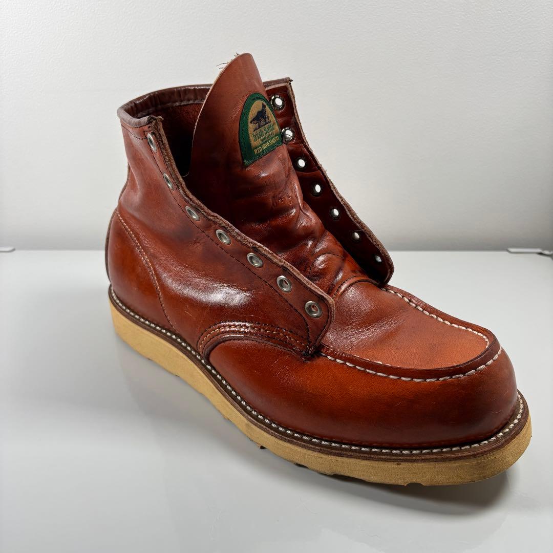 US8.5E レッドウィング 875 半円犬タグ 金刺繍 アメリカ製 92年製