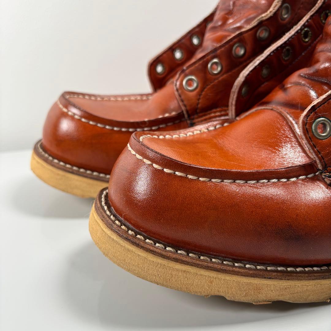 US8.5E レッドウィング 875 半円犬タグ 金刺繍 アメリカ製 92年製