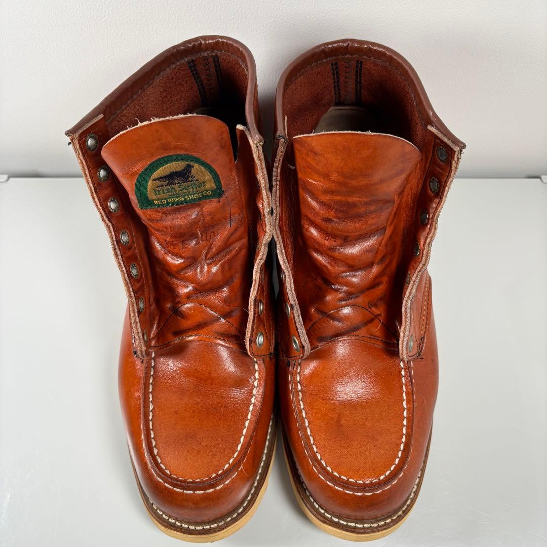 US8.5E レッドウィング 875 半円犬タグ 金刺繍 アメリカ製 92年製