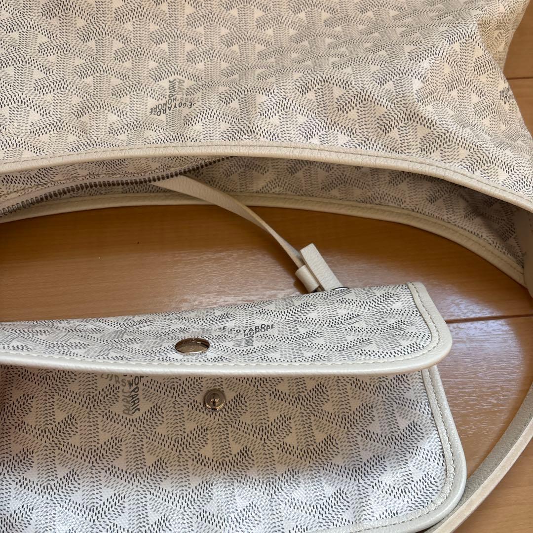 GOYARDゴヤール　ボエムホーボー　バッグ　ホワイト