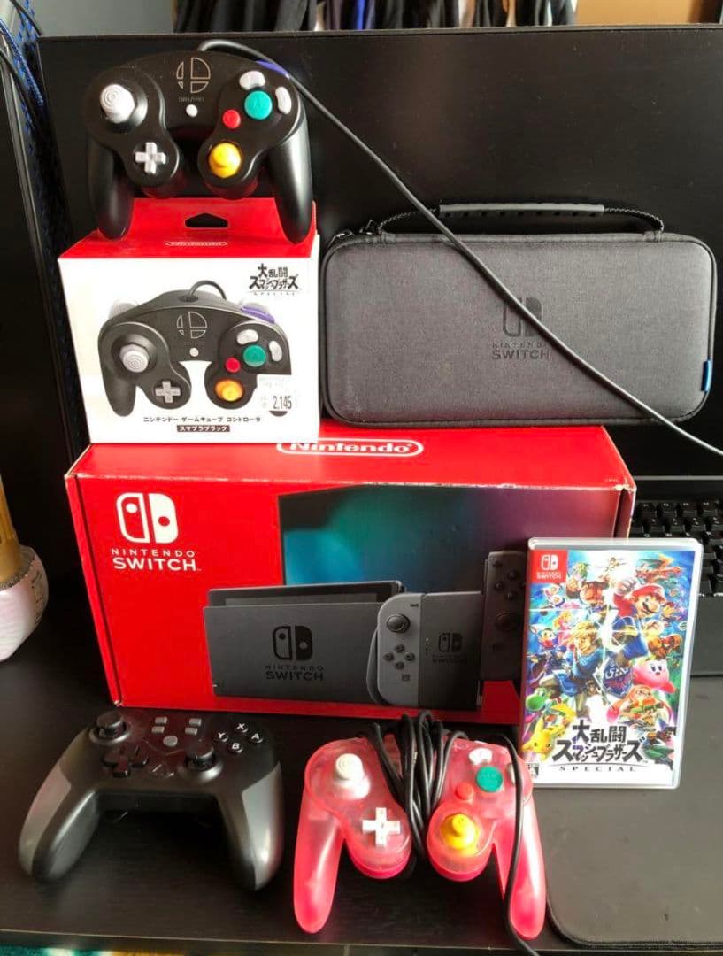 Switch本体　スマブラ　付属品多数