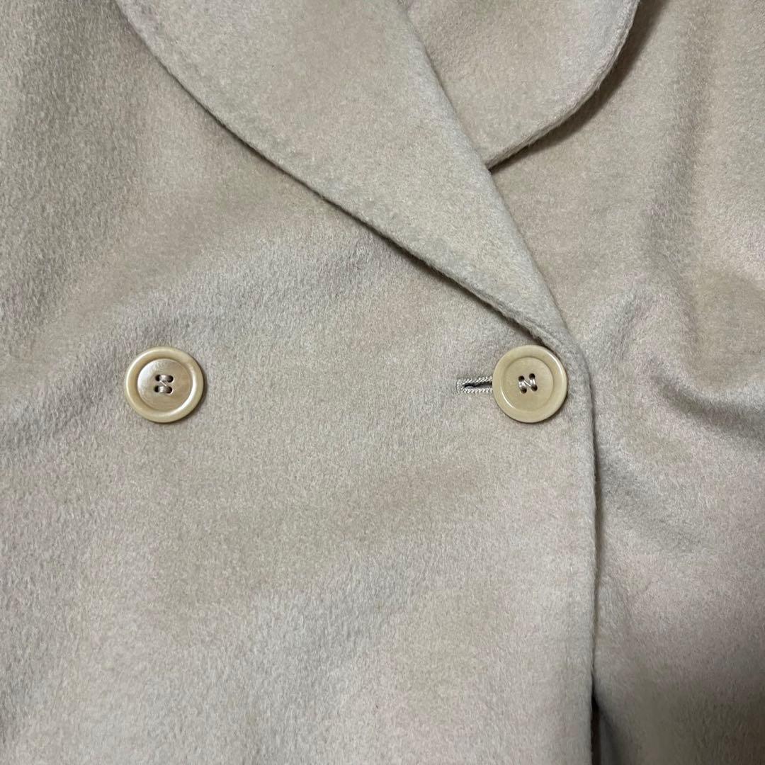 白タグ✨ MaxMara キャメルヘア ロング 女優襟