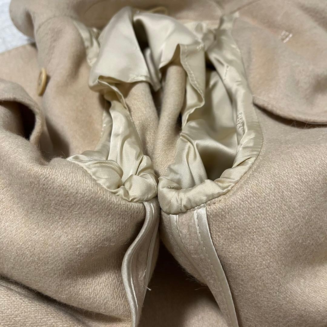 白タグ✨ MaxMara キャメルヘア ロング 女優襟