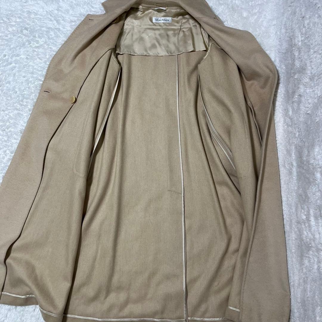 白タグ✨ MaxMara キャメルヘア ロング 女優襟