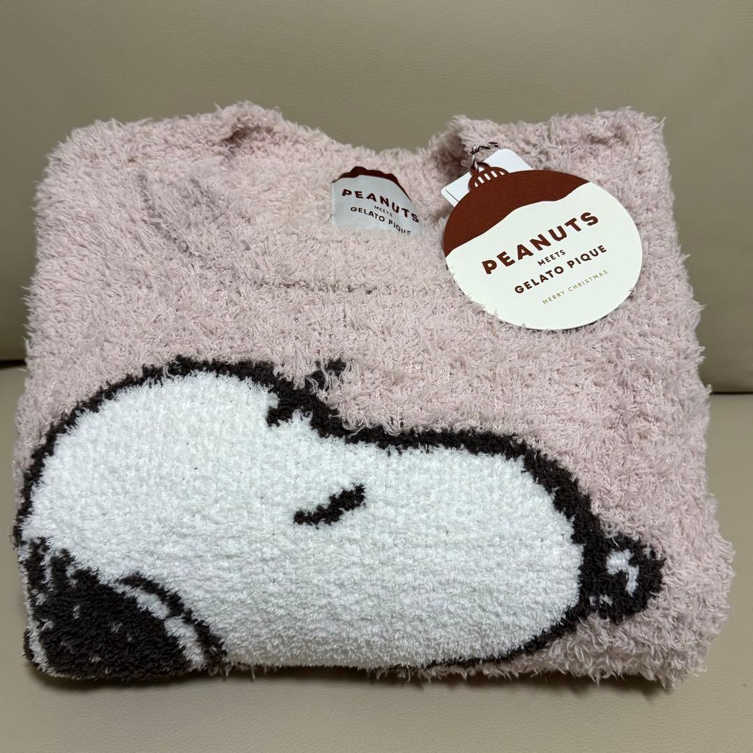 タイムセール！ジェラートピケ　PEANUTS スヌーピージャガードドレス