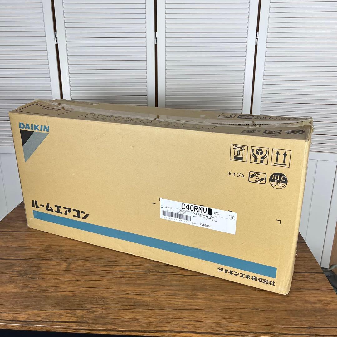 【未使用】ダイキン　ルームエアコン　C40RMV 室内機のみ　①