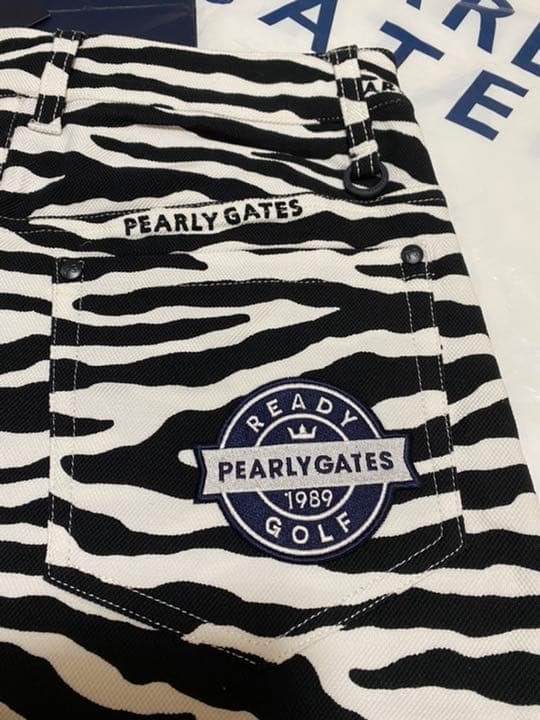 パーリーゲイツ 完売品C Puハイパワードビーストレッチ ゼブラサイズ00