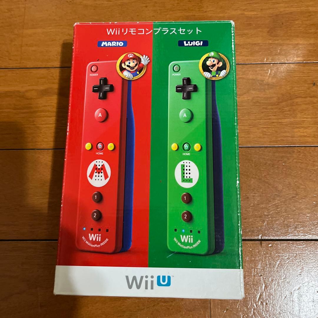 WII WIIリモコンプラスセット マリオ・ルイージ カバーストラップ付き