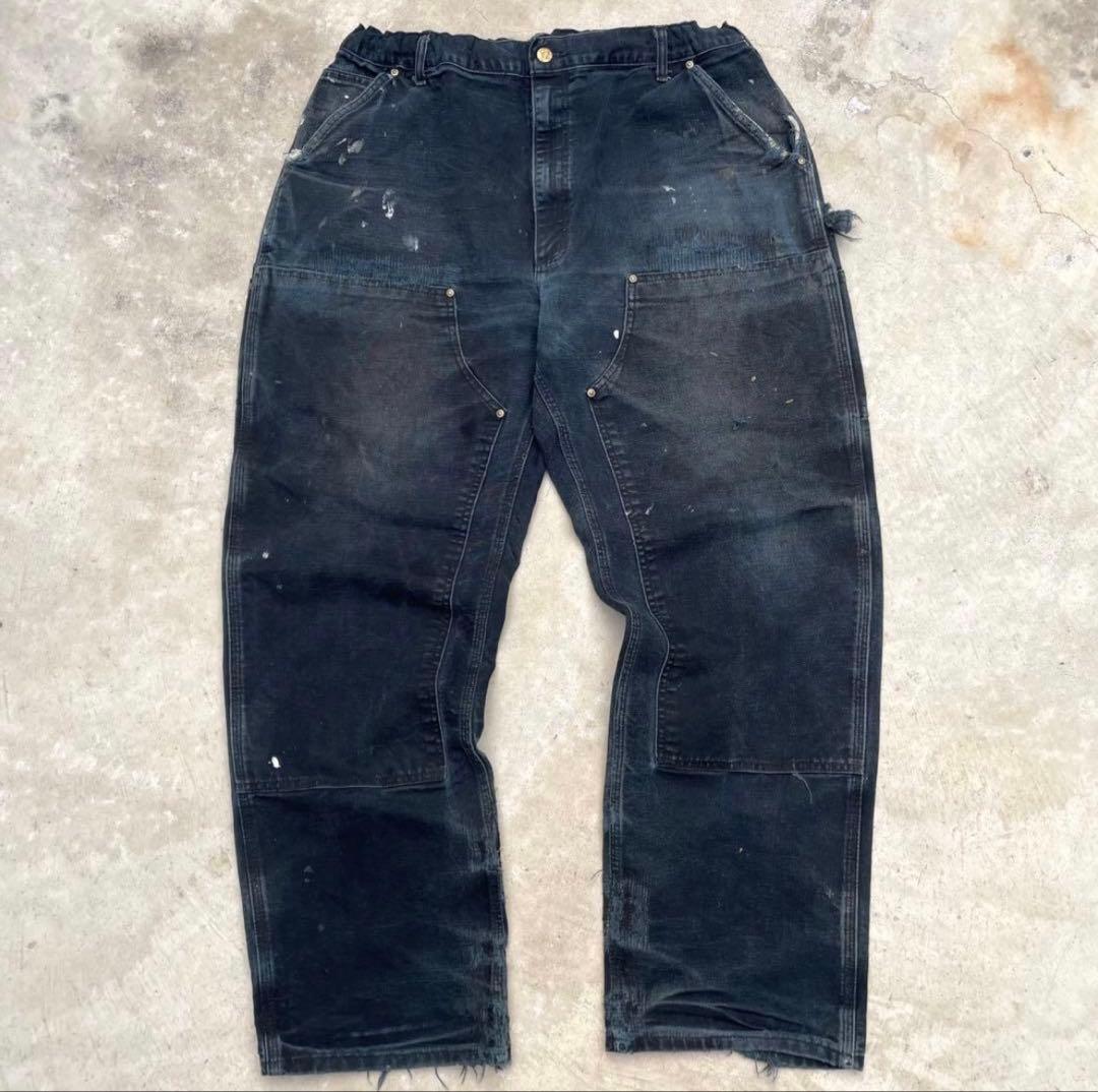 7*男様 90s’ Carhartt ブラック ダブルニー