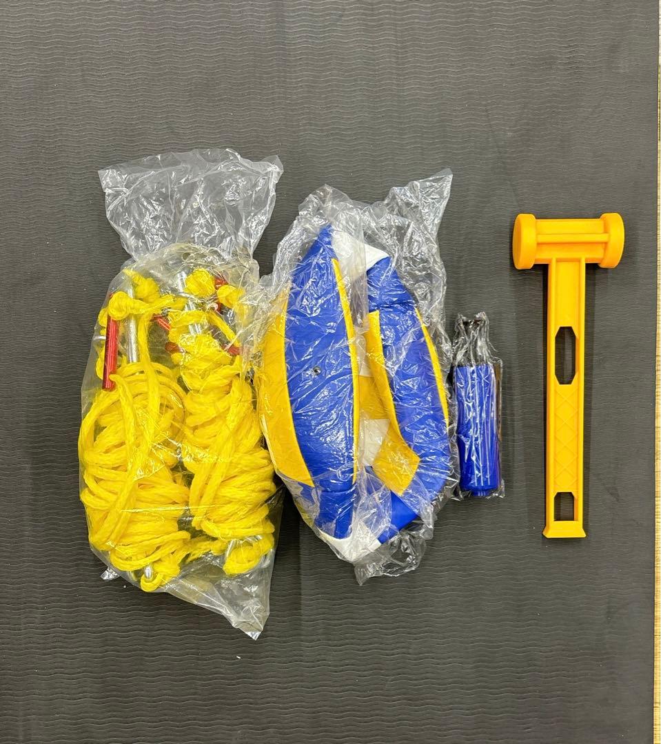 【Navaris】バレーボールセット 屋外 収納ケース付き