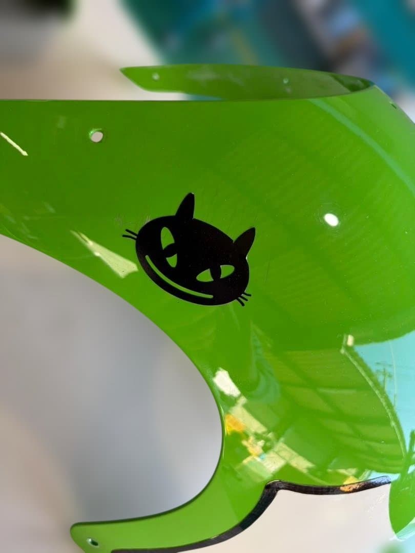 mハートtopZ900RS　cafe　ライムグリーン　外装セット