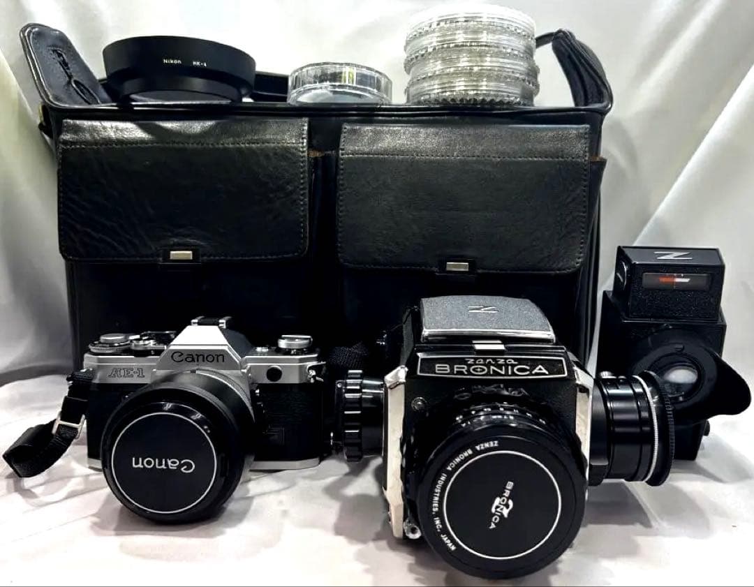 【中古品】Canon AE-1 & Bronica SQ-Ai セット