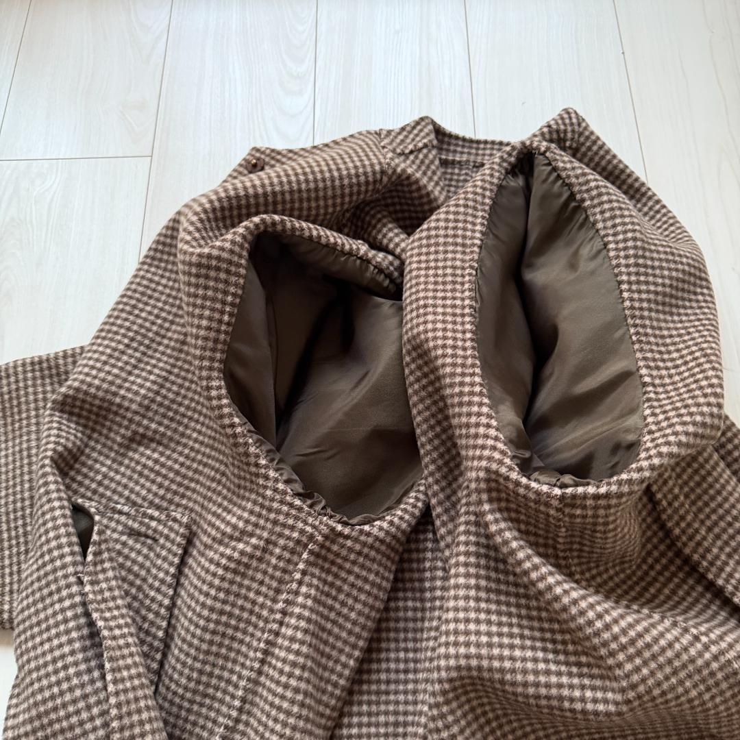 美品✨スローブイエナ　HAMILTONダブルフェイスウールショートコクーンコート