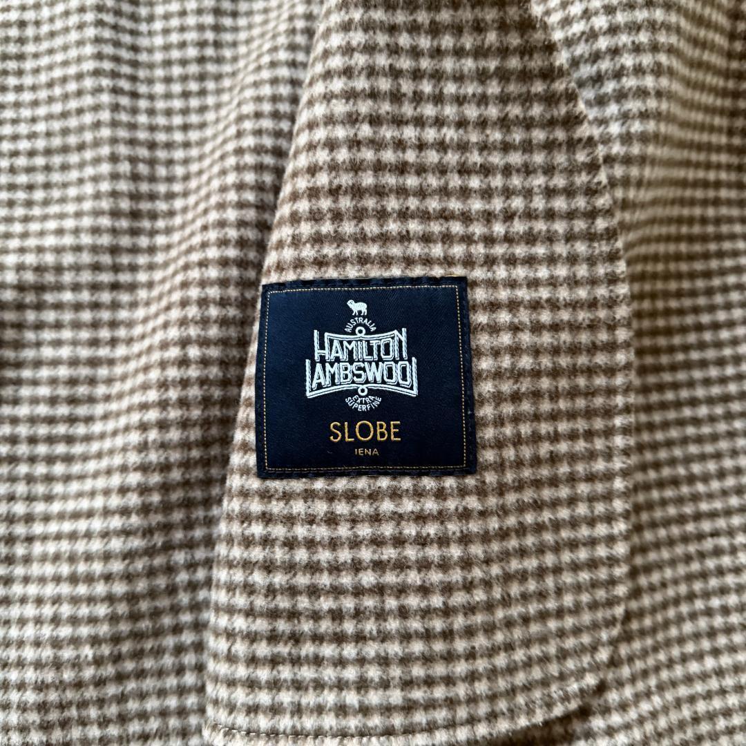 美品✨スローブイエナ　HAMILTONダブルフェイスウールショートコクーンコート