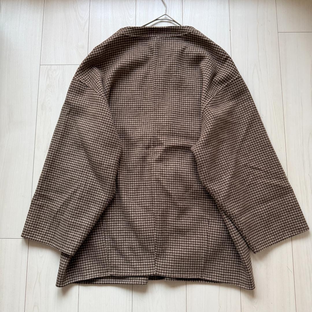 美品✨スローブイエナ　HAMILTONダブルフェイスウールショートコクーンコート