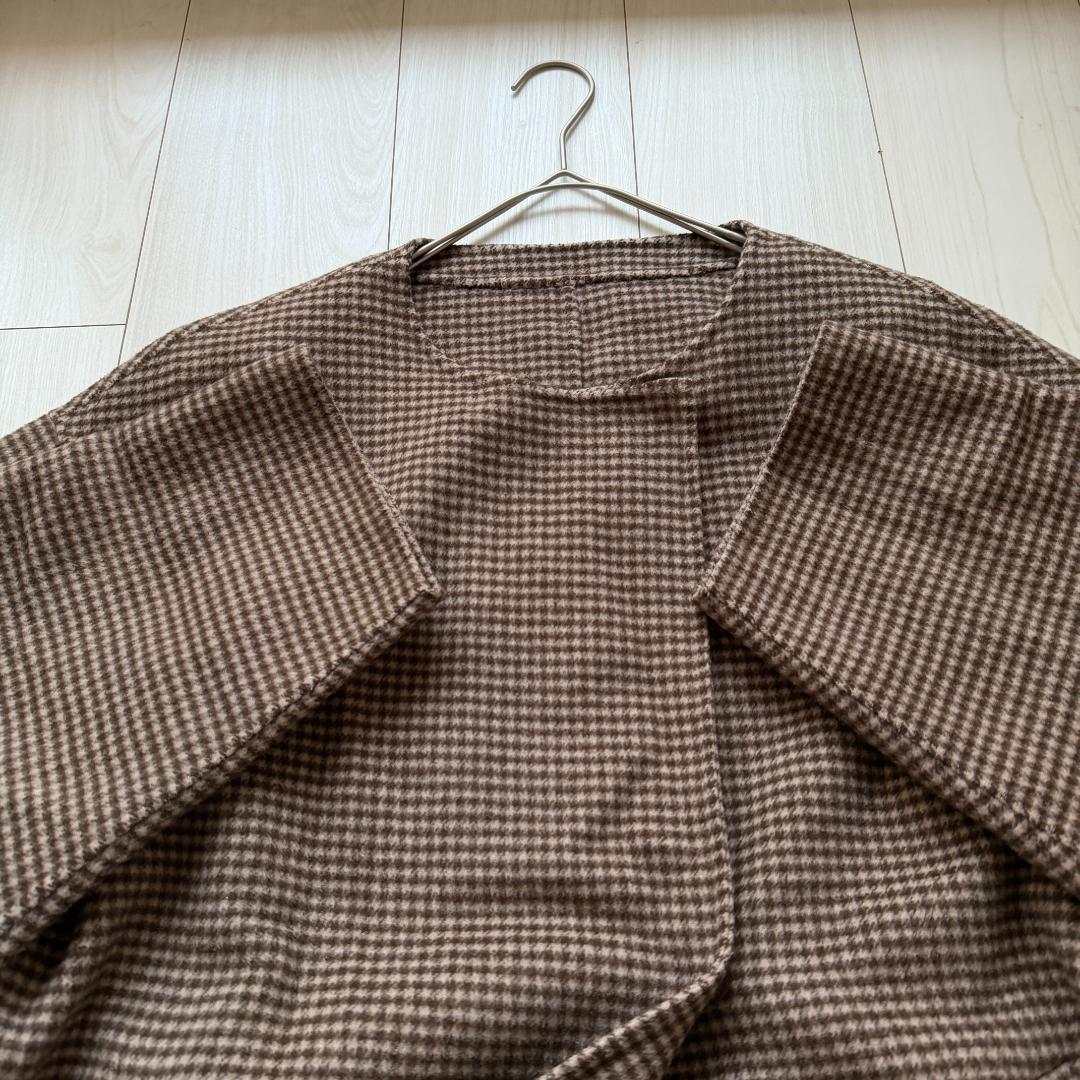 美品✨スローブイエナ　HAMILTONダブルフェイスウールショートコクーンコート