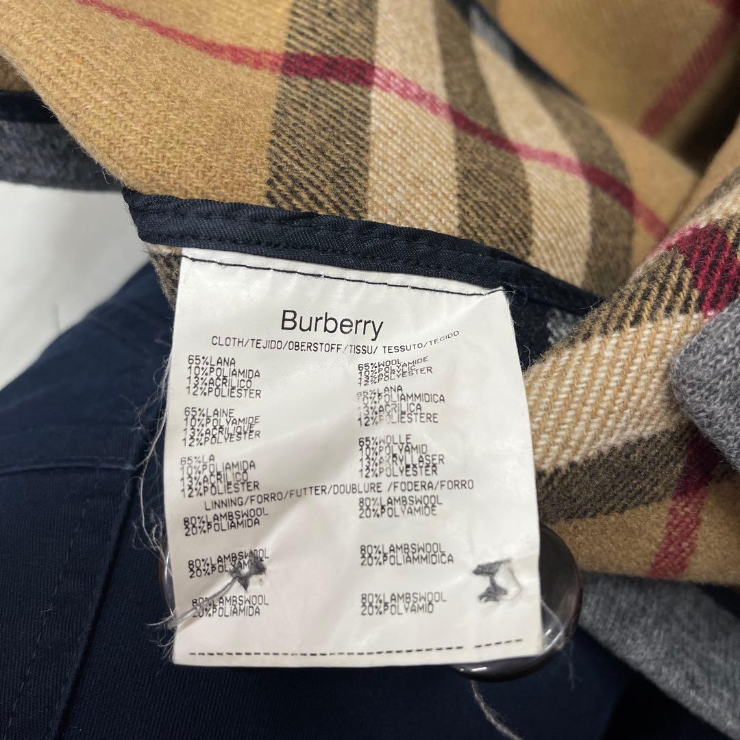 値下げ バーバリー ロンドン BURBERRY ノバ チェック ピーコート 40