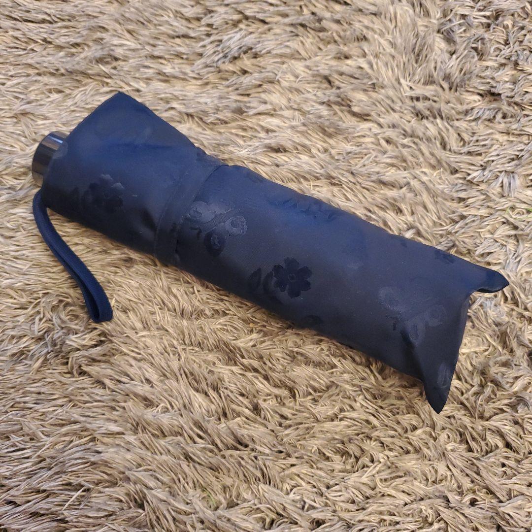 新品同様　フェイラー　VERY掲載　ハイジ柄　ネイビー 　折りたたみ傘 晴雨兼用