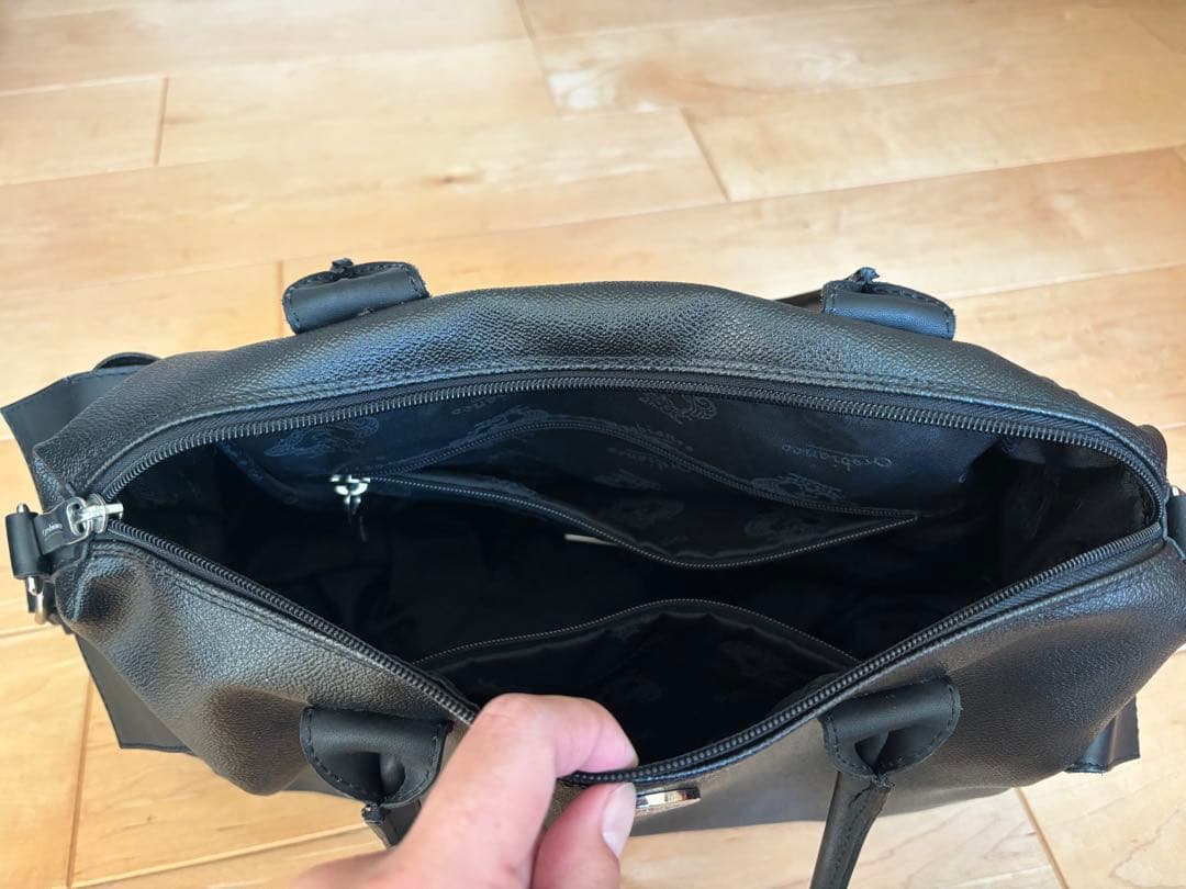 Orobianco ブラック ボストンバッグ　最終価格