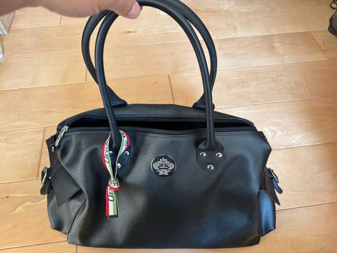 Orobianco ブラック ボストンバッグ　最終価格