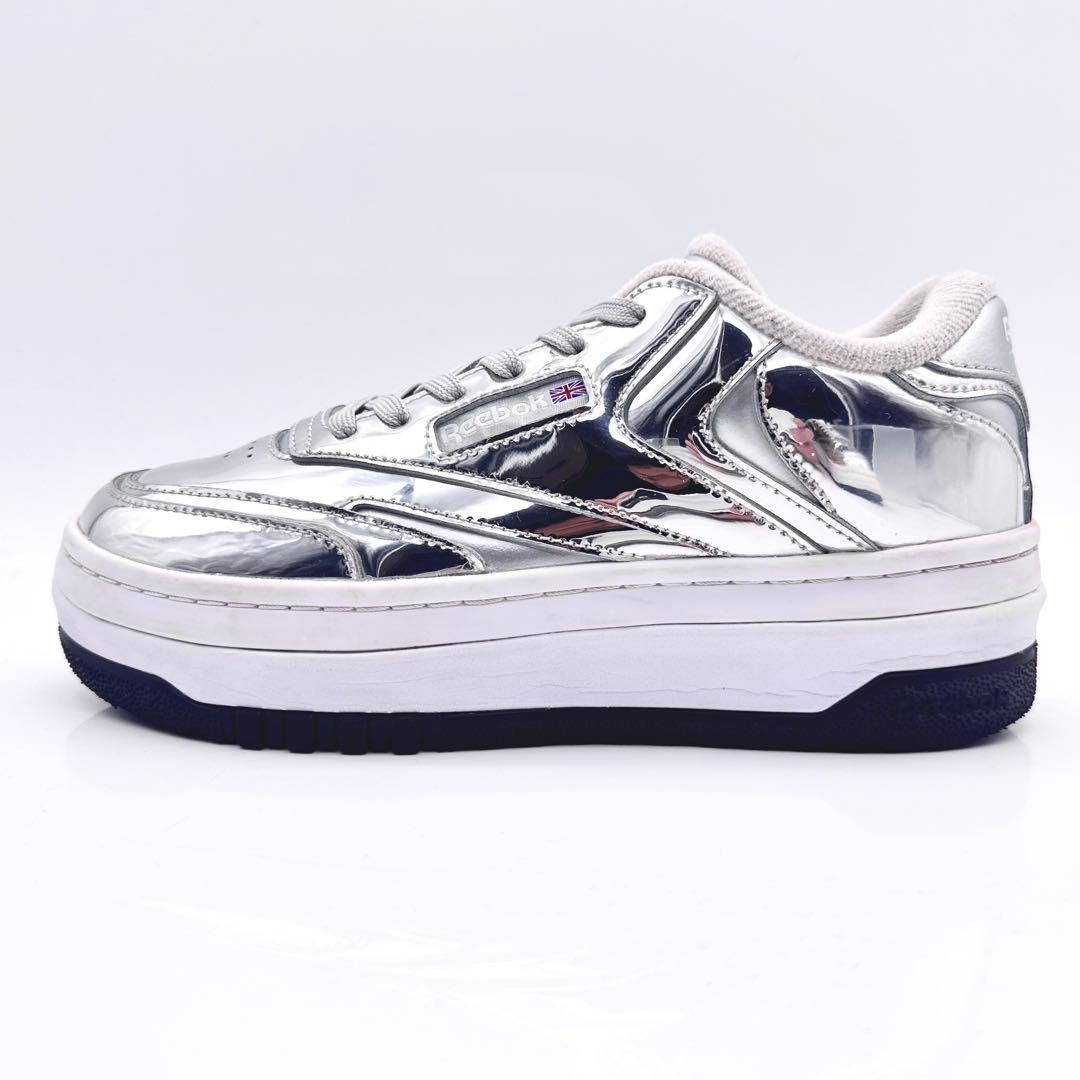 リーボック アンスリード クラブシーエクストラ メタリックシルバー 厚底 限定②