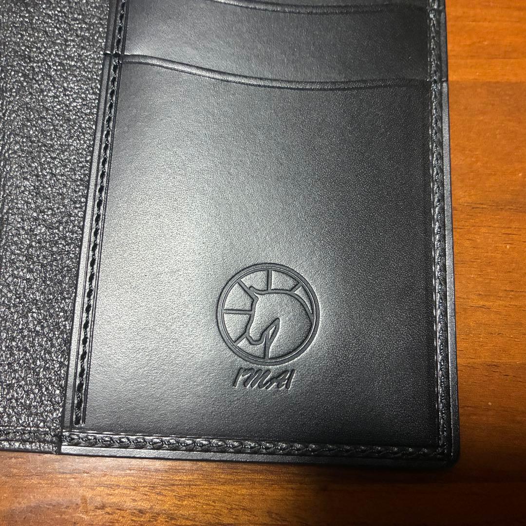 【新品未使用】馬車道今井 ヌバッククロコダイル二つ折り長財布