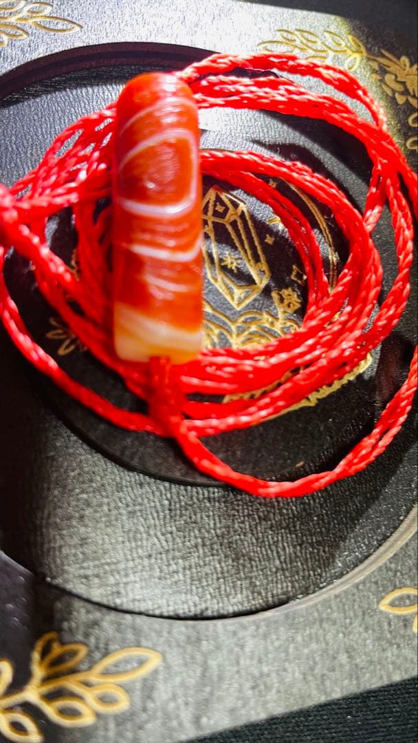 専用様✨赤天珠✨自然鳳眼天珠