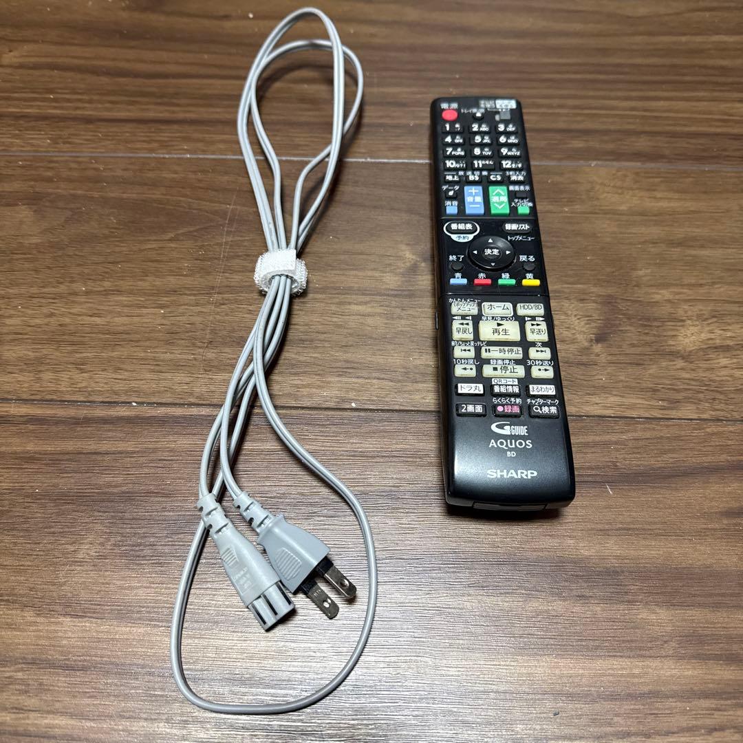 SHARP AQUOS ブルーレイ BD-W2800 中古品