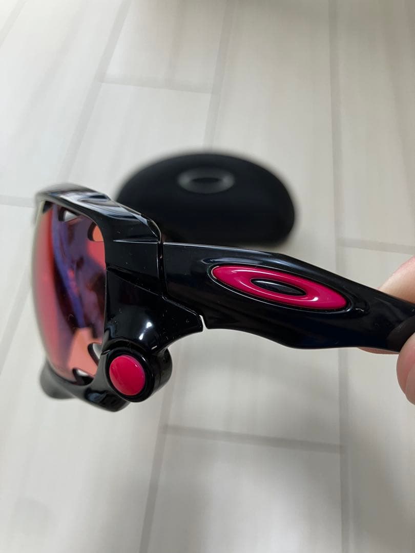 早い者勝ち！サングラス レーシングジャケットプリズムレンズオークリーブラック