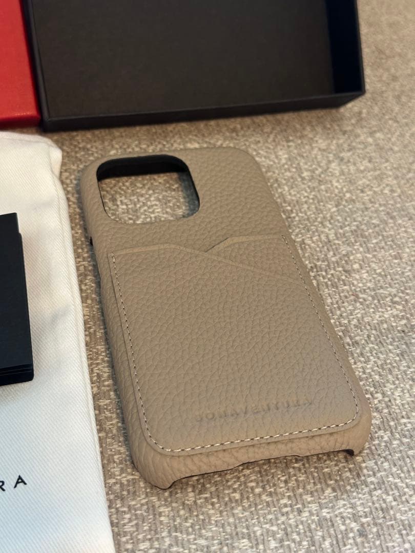 新品　BONAVENTURA iPhone14Pro グレージュ