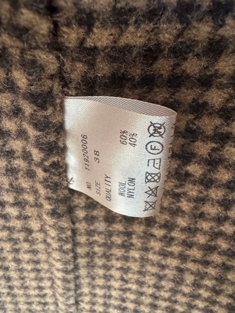 TODAYFUL オーバーチェックコート