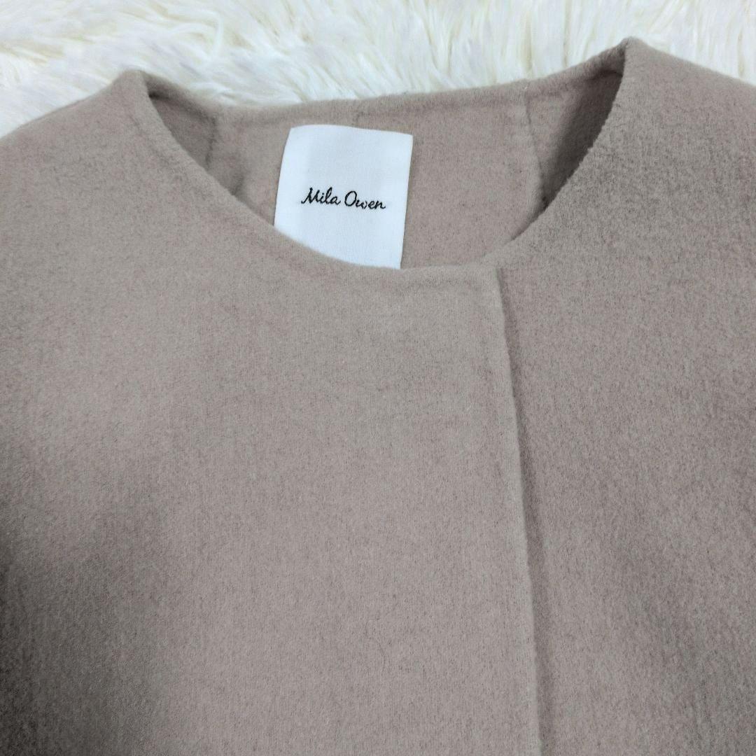 ちかぴょん☆　MilaOwen 2wayファーポケットリバーコート　М