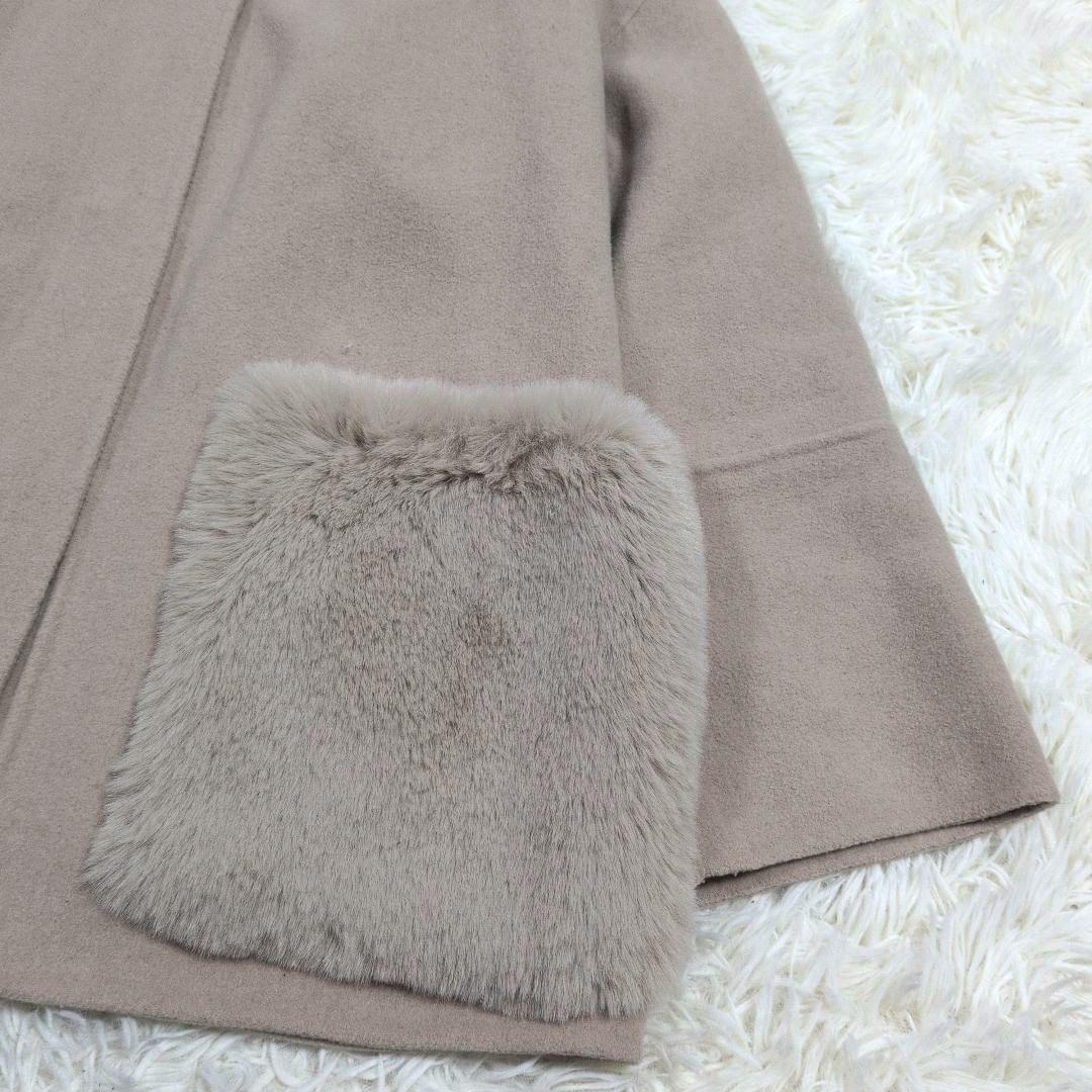 ちかぴょん☆　MilaOwen 2wayファーポケットリバーコート　М