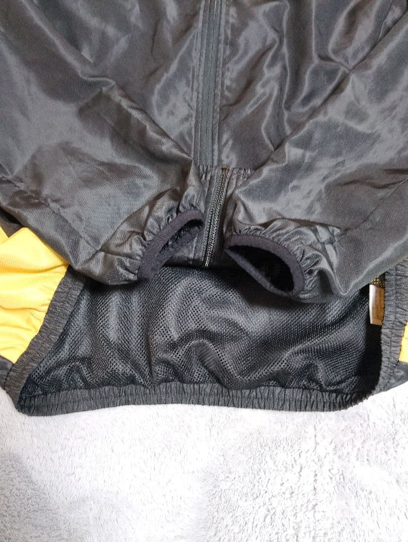 MizunoProミズノプロ ナイロンフルジッパー ジャケット 黒金Oサイズ上下