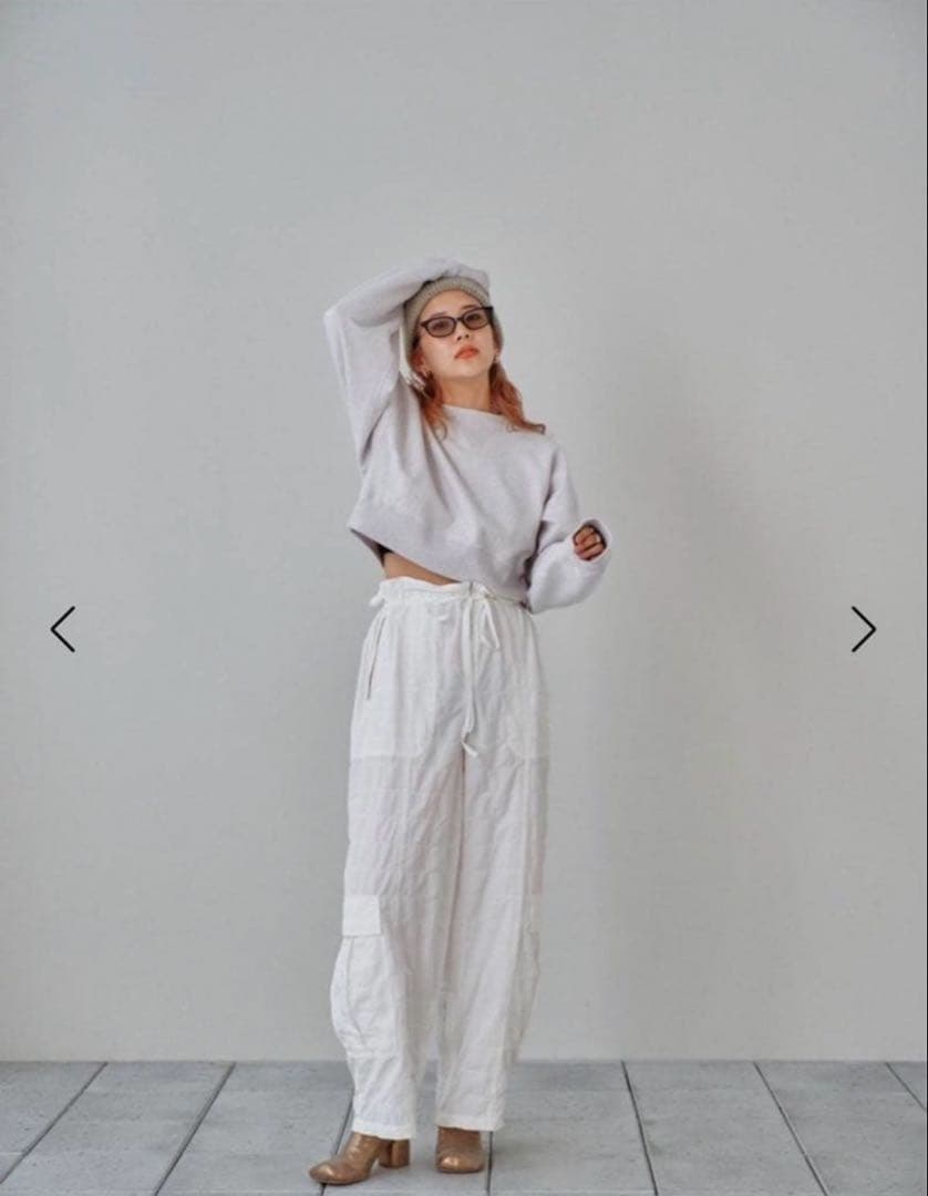 トップス Cropped Sweat Pullover/todayful GRY