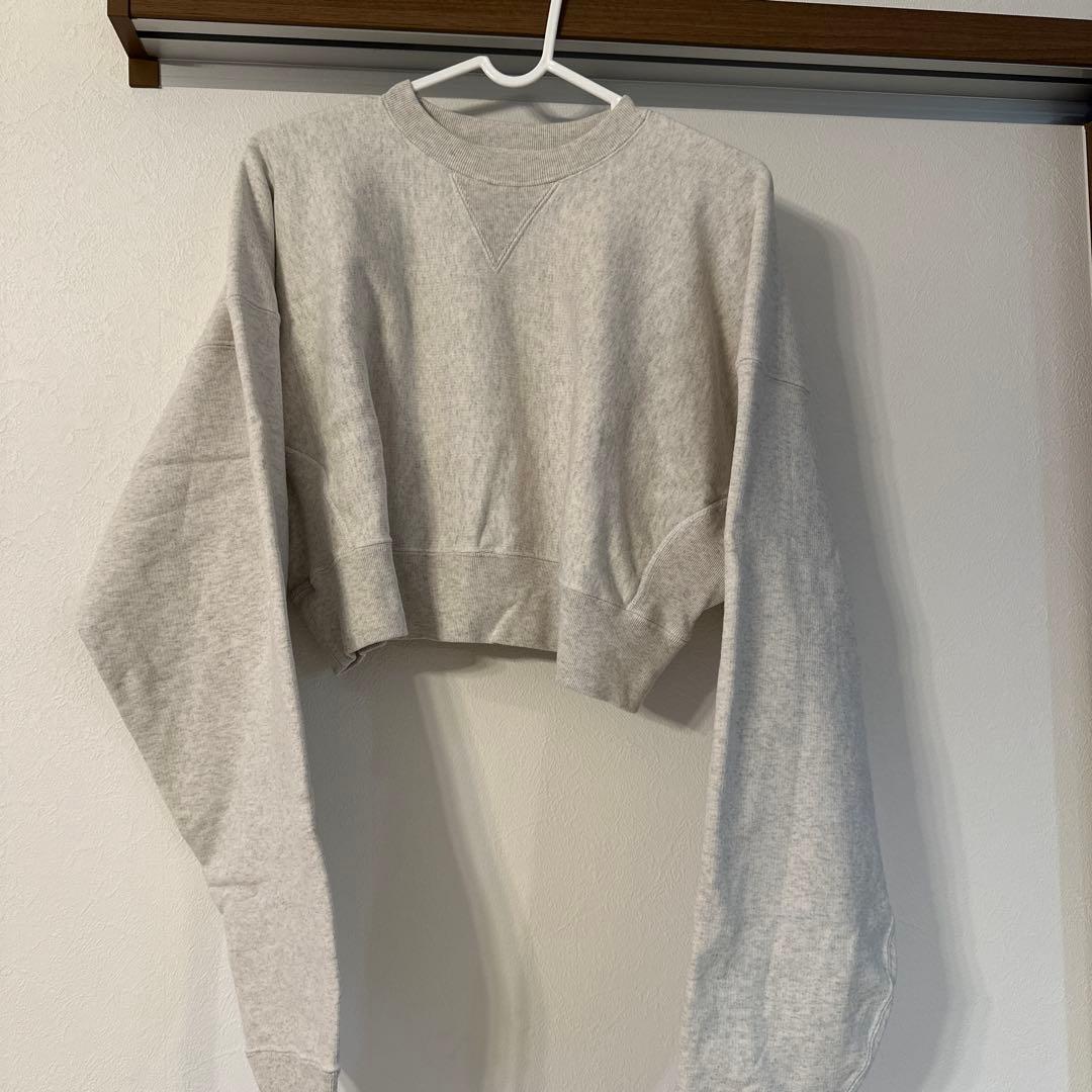 トップス Cropped Sweat Pullover/todayful GRY